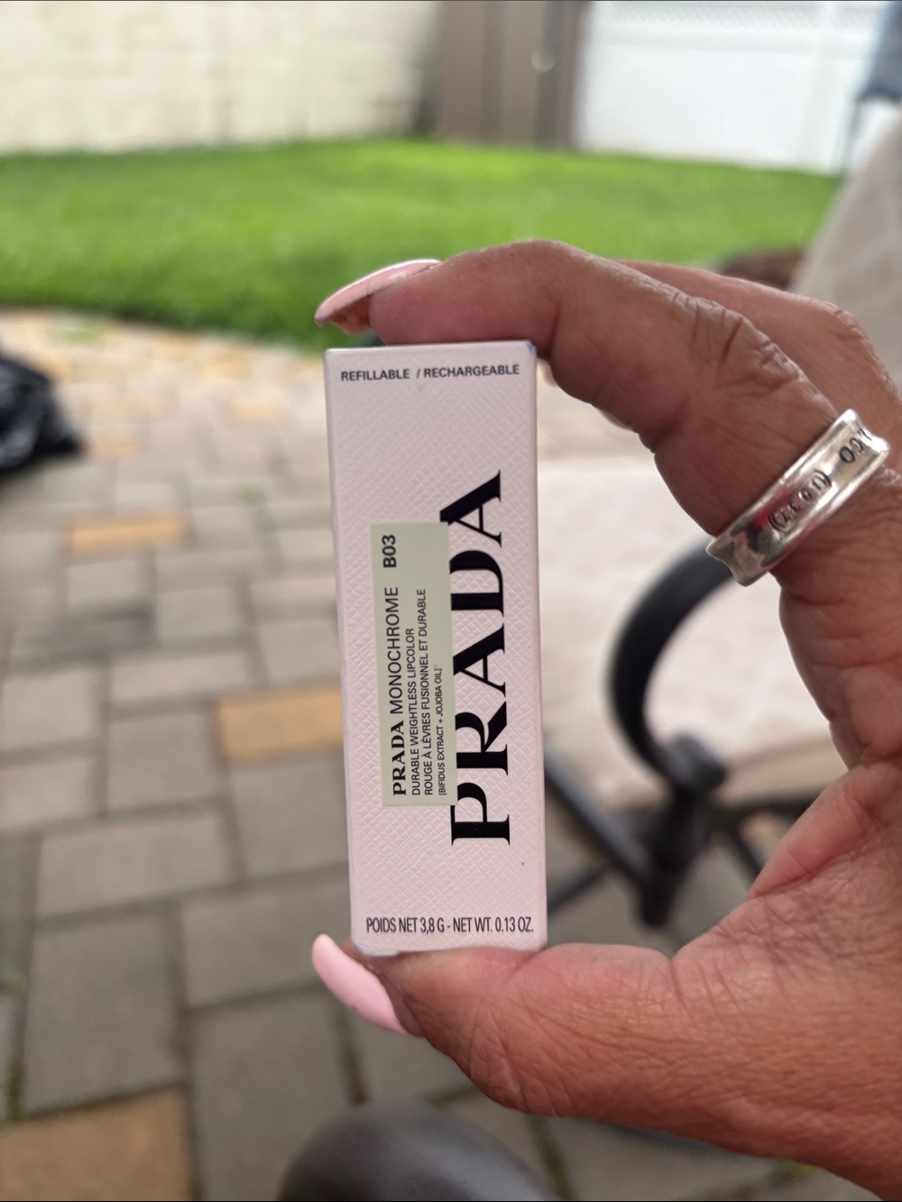 Prada Monochrome Lipstick B03 - Soft Pink